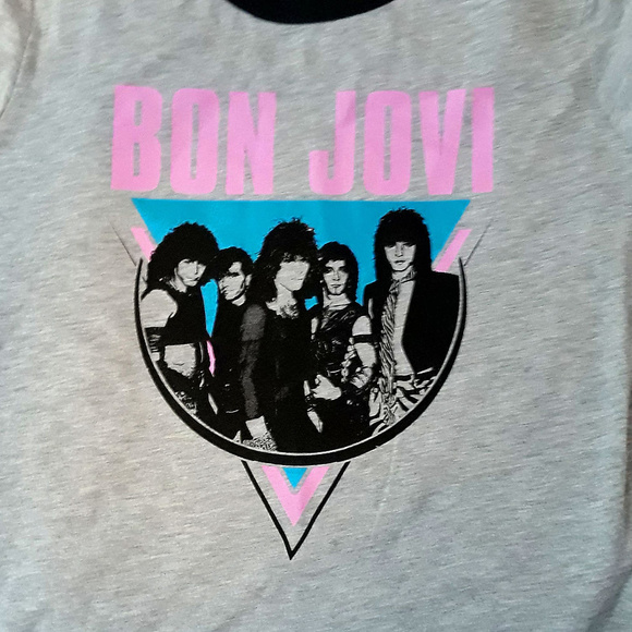 Bon Jovi Photo Live Ringer glam metak rock Official T-Shirt 2X Plus NWT - Picture 2 of 2